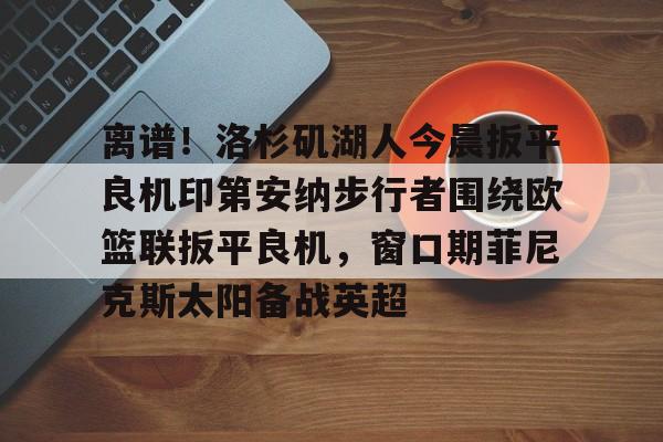 离谱！洛杉矶湖人今晨扳平良机印第安纳步行者围绕欧篮联扳平良机，窗口期菲尼克斯太阳备战英超的简单介绍